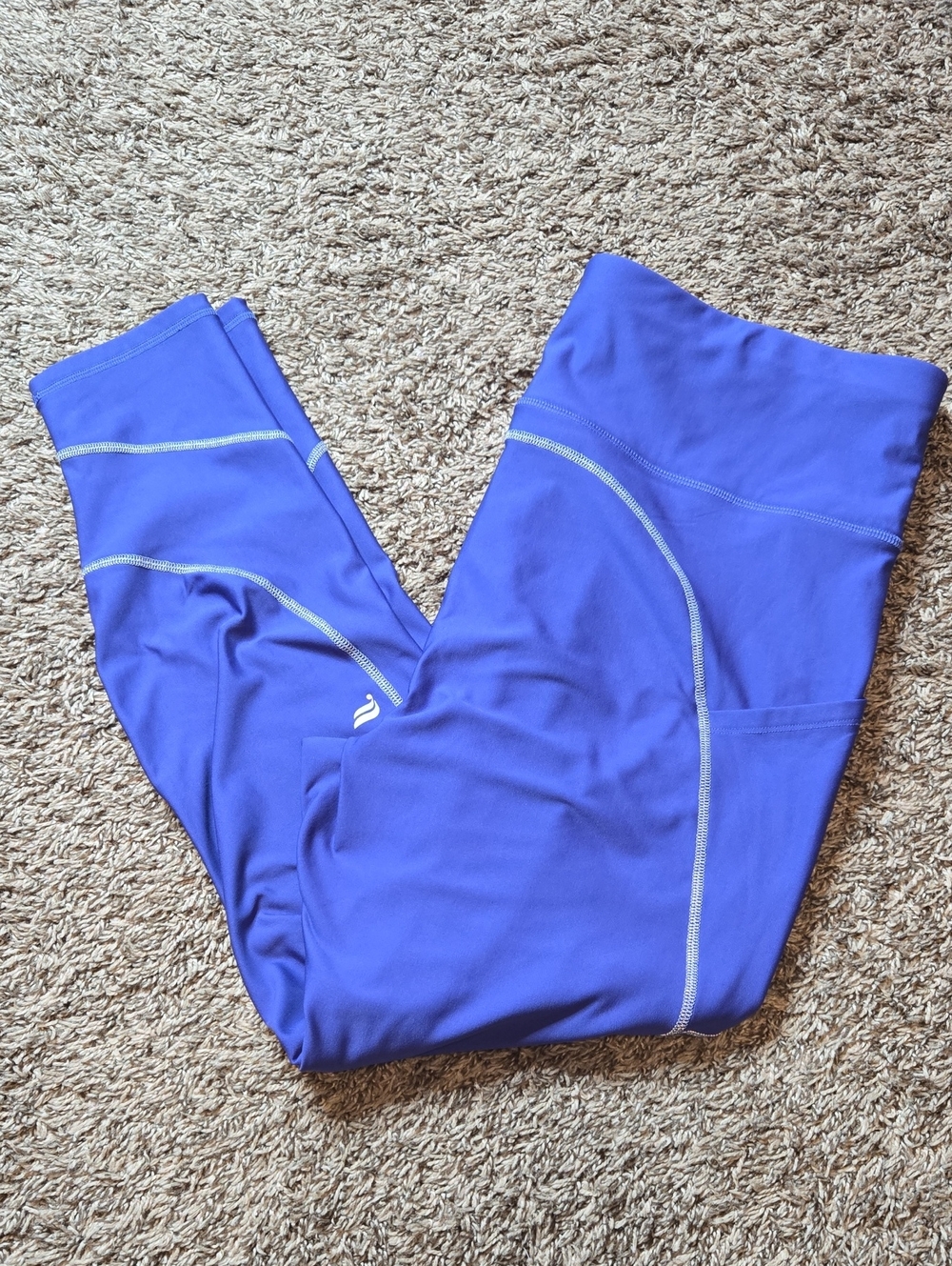 Fabletics Purple Athletic 3X Plus Size Leggings Pants